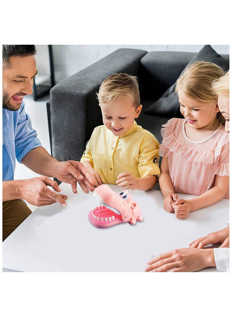 Biting Finger Toy - Biting Finger Hippo Toy | Biting Hand Dentist Toy, Interactive Mouth Biting Hand Kid Reaction Game, Biting Finger Dentist Game for Home School Supplies, Christmas - Image 4