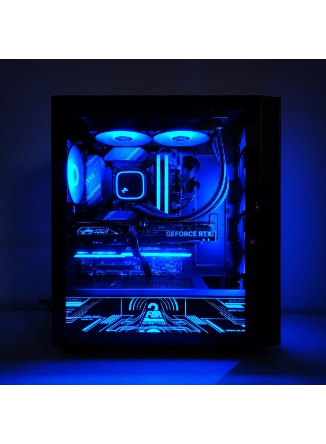 2 FAR ROBOTICS T-300 - AMD Ryzen 5 9600X | RTX 5070 Ti | 32GB DDR5 | 2TB NVME M.2 SSD | Windows 11 pro | 1 Year Warranty | WIFI | BLUETOOTH | Liquid Cooled Gaming PC [T-385 V4] Black - Image 1