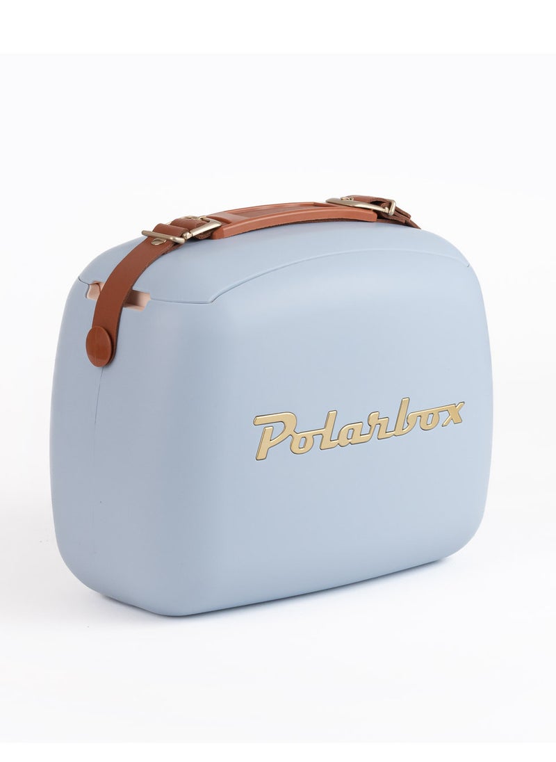 Polarbox Polarbox® Retro Cooler Bag Bruma/Gold Urban 6L - Rigid Thermal Insulated Lunch Bag with 2 storage boxes - Outdoor Beach Picnic, Travel, Food & School - Polypropylene Portable Storage Convertible Lid  - Image 2