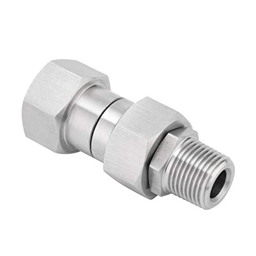 M MINGLE Pressure Washer Swivel Fitting, Metric M22 14mm Thread, Stainless Steel, 4500 PSI - Image 2