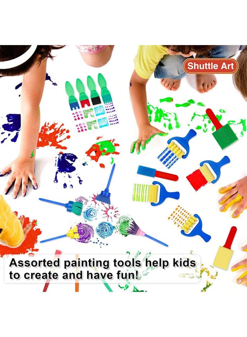 general 51-Piece Children's Painting Sponge Brush Set - Image 5