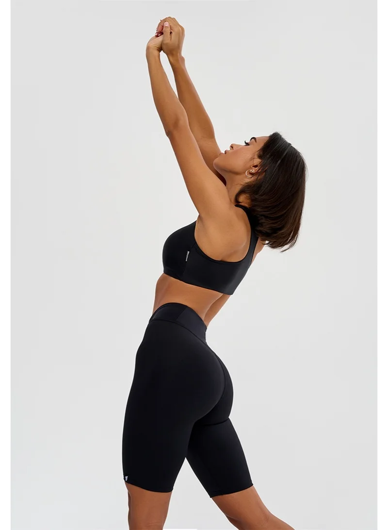 Bona Fide Bona Fide Premium Quality High Waist Biker Shorts for Women with Push Up - Womens Shorts for Gym, Workout