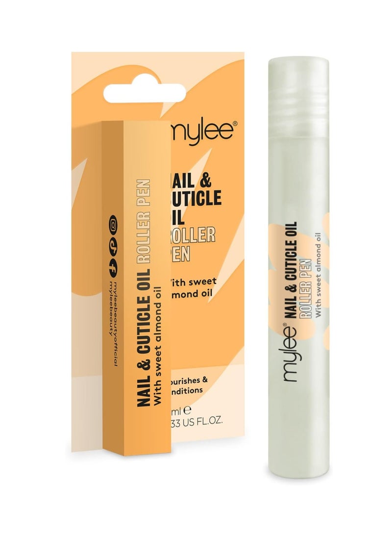 mylee Nail and Cuticle Oil Rollerball Pen 10ml Deeply Hydrating and Moisturising Nourish and Condition Non Greasy Formula Leaves No Sticky Residue Enriched with natural extracts and vegetable oils - Image 1