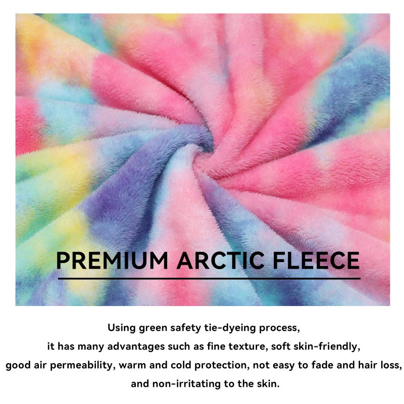 obinsm Colorful Fleece Blanket, Plush Cozy Throw Blanket for Couch and Bed, Luxury Soft Fuzzy Microfiber Cover, Warm Lightweight Comfort Blanket for Home Decor, Easter Birthday Gifts for Women Mom - Image 3