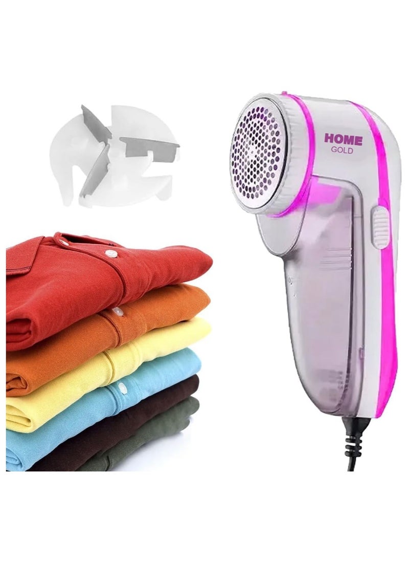 Home Gold Clothes Lint Remover - Lint Shaver & Honeycomb Net, Easy to Use, Ergonomic Design with Visible Hair Ball Box, HG-088  - Image 2