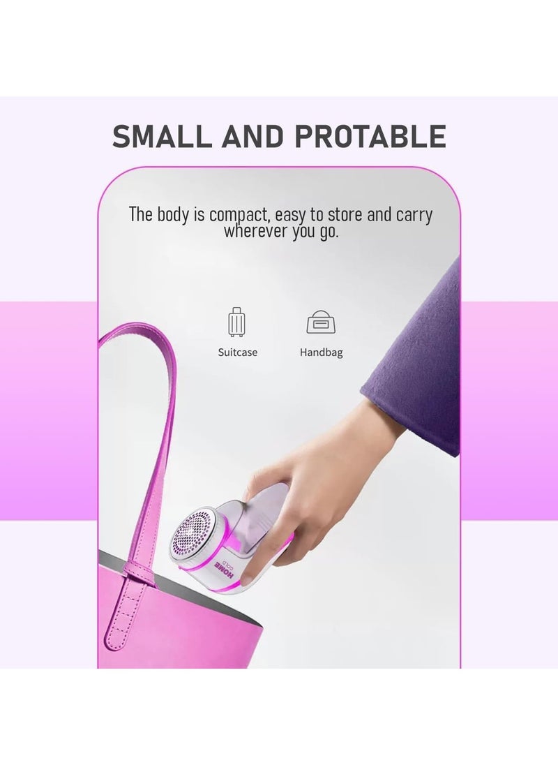 Home Gold - Clothes Lint Remover - Lint Shaver & Honeycomb Net, Easy to Use, Ergonomic Design with Visible Hair Ball Box, HG-088 - Image 1