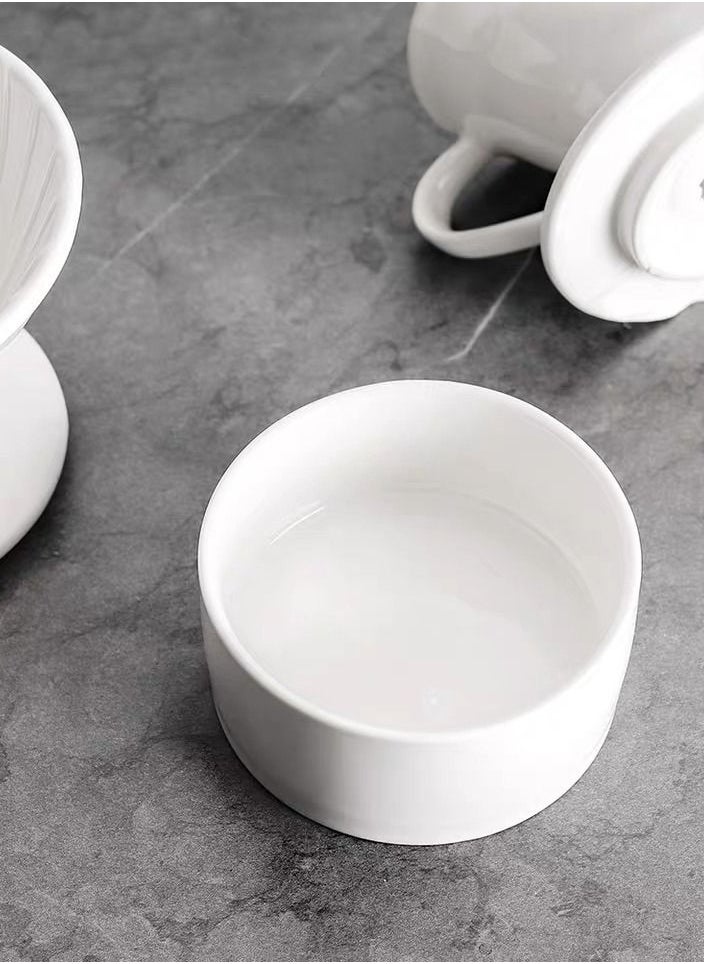 V60 Porcelain Coffee Dripper With Bowl