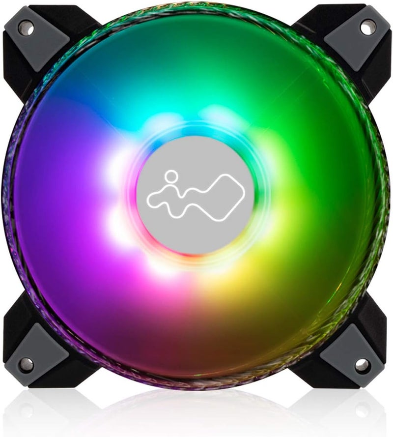 إن وين مجموعة مراوح RGB ثلاثية الأضلاع قابلة للتوجيه من IN WIN Saturn بقياس 120 مم (مع وحدة تحكم مضمنة) - Image 2