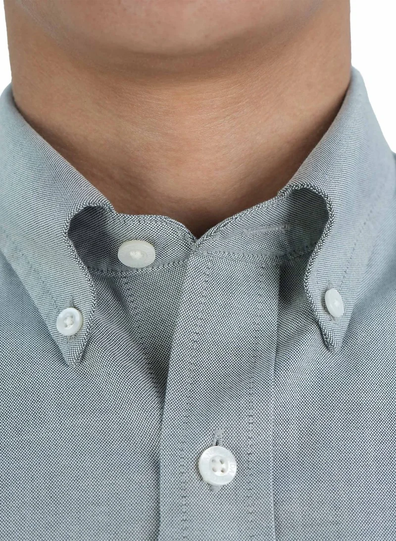 GIORDANO  Men's Wrinkle-Free Short Sleeve Cotton Oxford Shirt for Men | Best Price UAE