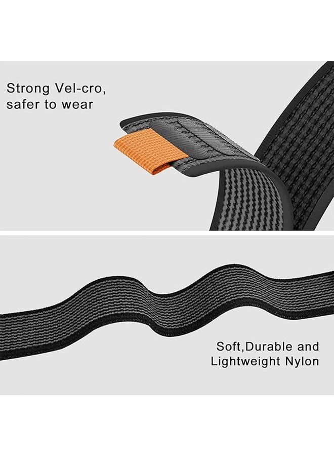 MXN 3 Pcs Nylon 42/44/45/46/49mm Apple Watch Watch Bands - Soft Breathable Adjustable Sports Replacement Strap for iWatch Bands Ultra Series 10 9 8 7 SE 6 5 4 3 2 1 - Image 4