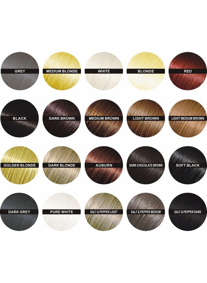 Finally Hair Hair Building Fibers 200 Grams 7 Oz. With Bottle By Finally Hair 50G*4 (Medium Brown)  - Image 4