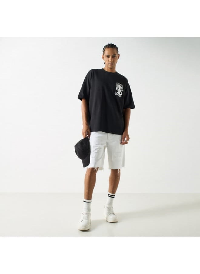 SP Characters - One Piece Print Crew Neck T-shirt with Short Sleeves - Image 1