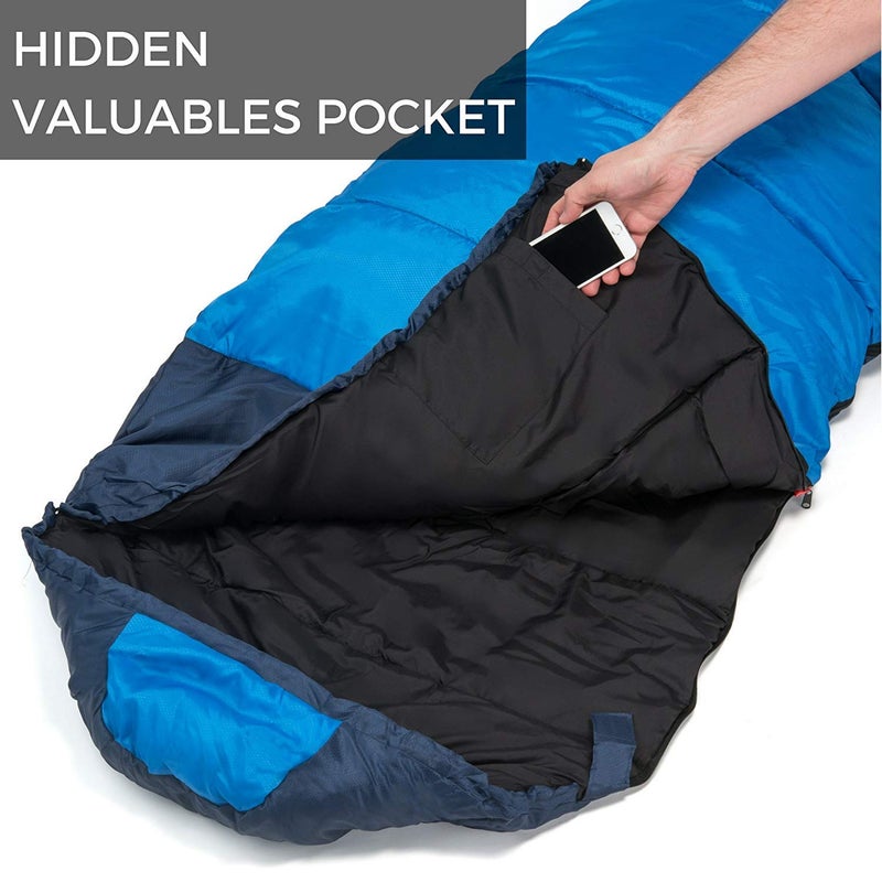 Shopper52 Camping Tent Portable Foldable Tent for Picnic/Hiking/Trekking Tent Dome Tent 2 Person Tent with Waterproof Thick Carry Bed Camping Bag Sleeping Bag 2 Pcs Sleeping Bag - 2TENTSLEEPING2 - Image 4