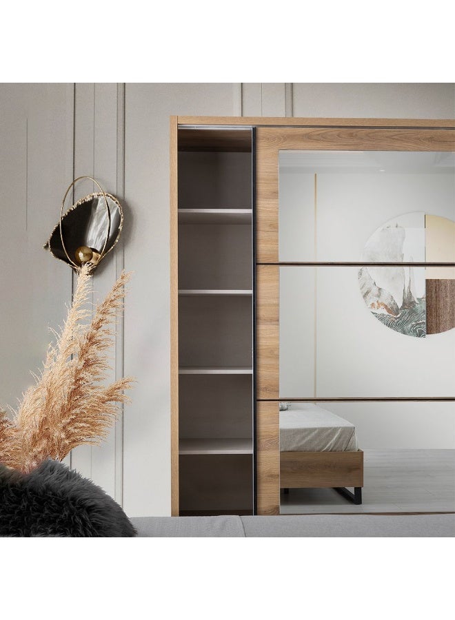 DANUBE HOME خزانة ملابس منزلية نوردن - جوز أفريقي - Image 3