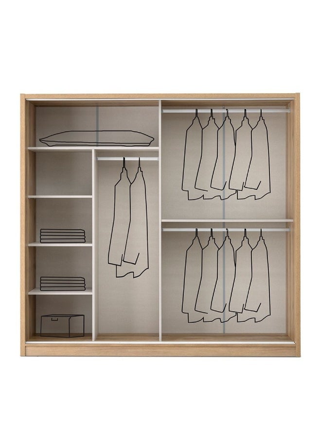 DANUBE HOME خزانة ملابس منزلية نوردن - جوز أفريقي - Image 4