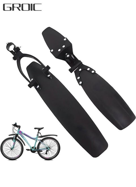 Bike Mudguard Bicycle Fender E-Bike Mountain Adjustable Quick Release Patent Design Front/Rear Fenders Set