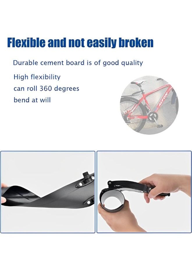 GROIC Bike Mudguard Bicycle Fender E-Bike Mountain Adjustable Quick Release Patent Design Front/Rear Fenders Set  - Image 3
