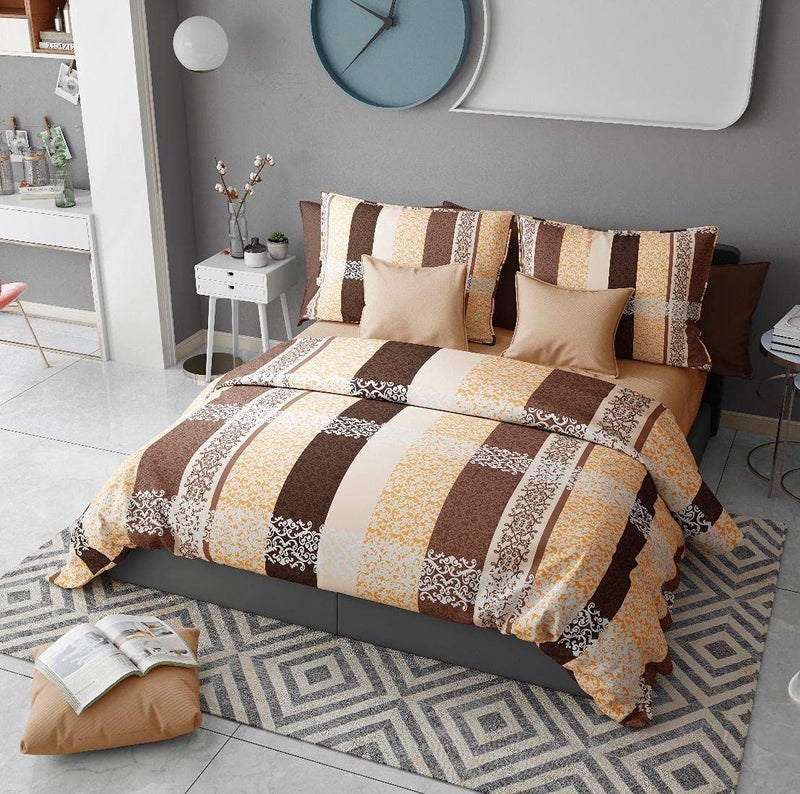 KIAAKSH KIAAKSH Super Premium Quilt Cover Double Bed with Zipper Blanket Coverrajai CoverComforter CoverDuvet Cover King Size Glace Cotton Warm Stuff King Size Dohars 90x100 Inches SA 24  - Image 3