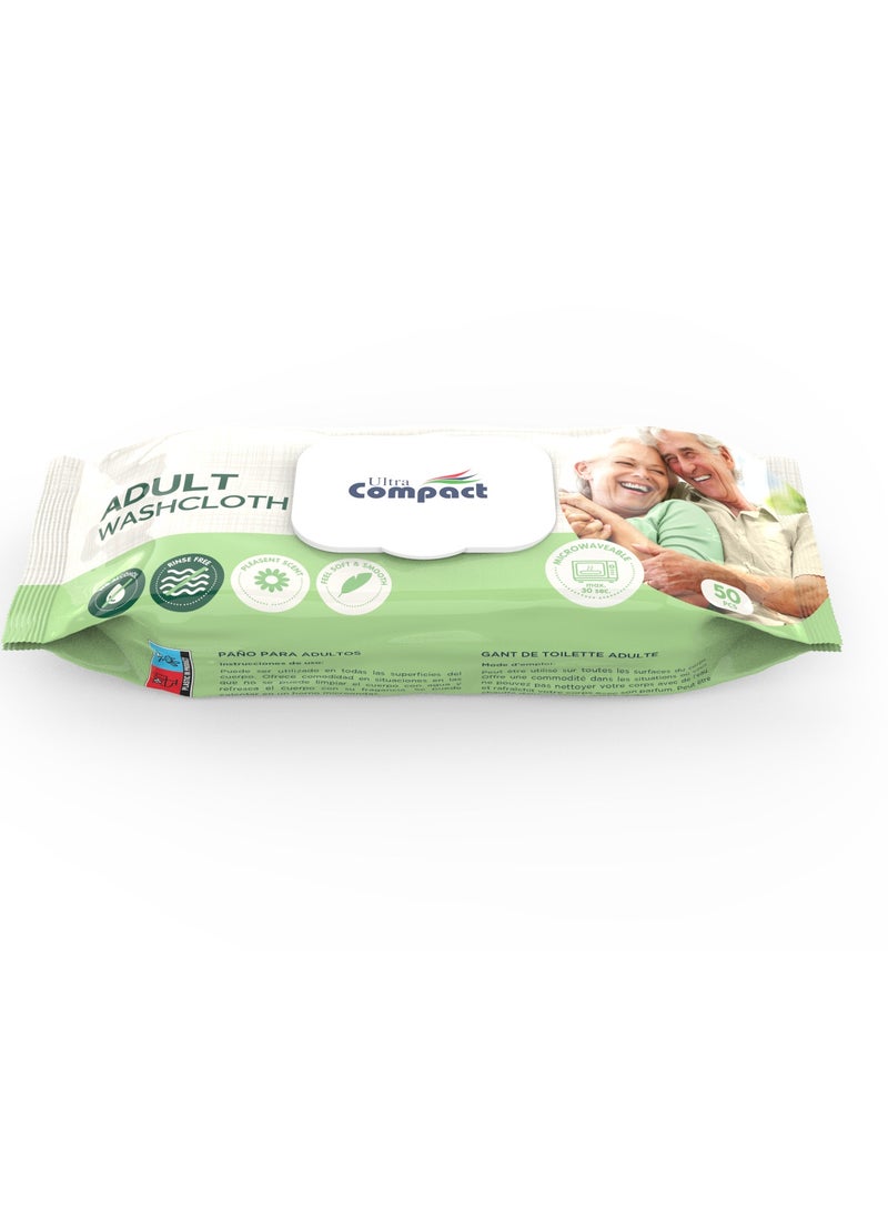 Ultra Compact - Elderly Wet Wipes Refreshing Moisturizing 50 - Image 1