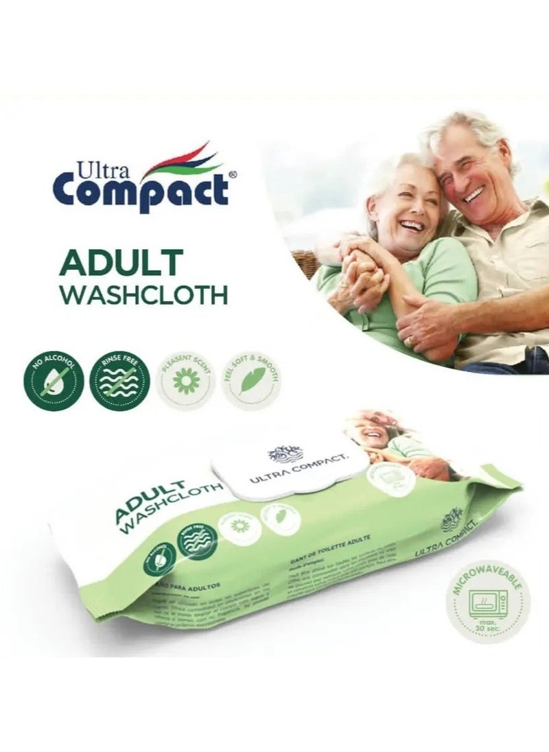 Ultra Compact - Elderly Wet Wipes Refreshing Moisturizing 50 - Image 1
