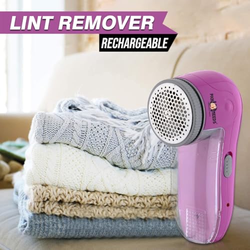 Pick Ur Needs Lint Remover for Clothes High Range Rechargeable Lint Shaver for All Types of Clothes, Fabrics, Blanket with 1 Extra Blade - Image 2