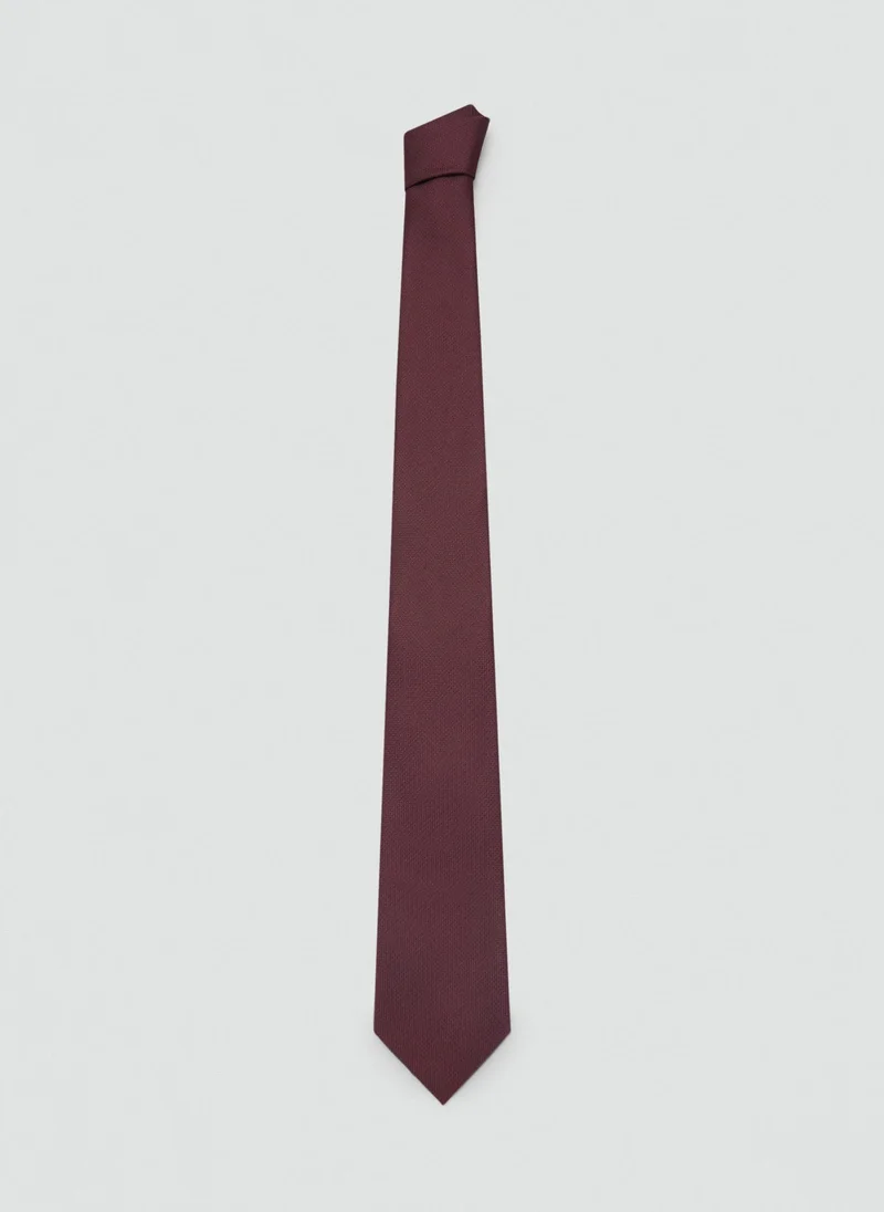 Mango Man Smooth Micro Structured Tie