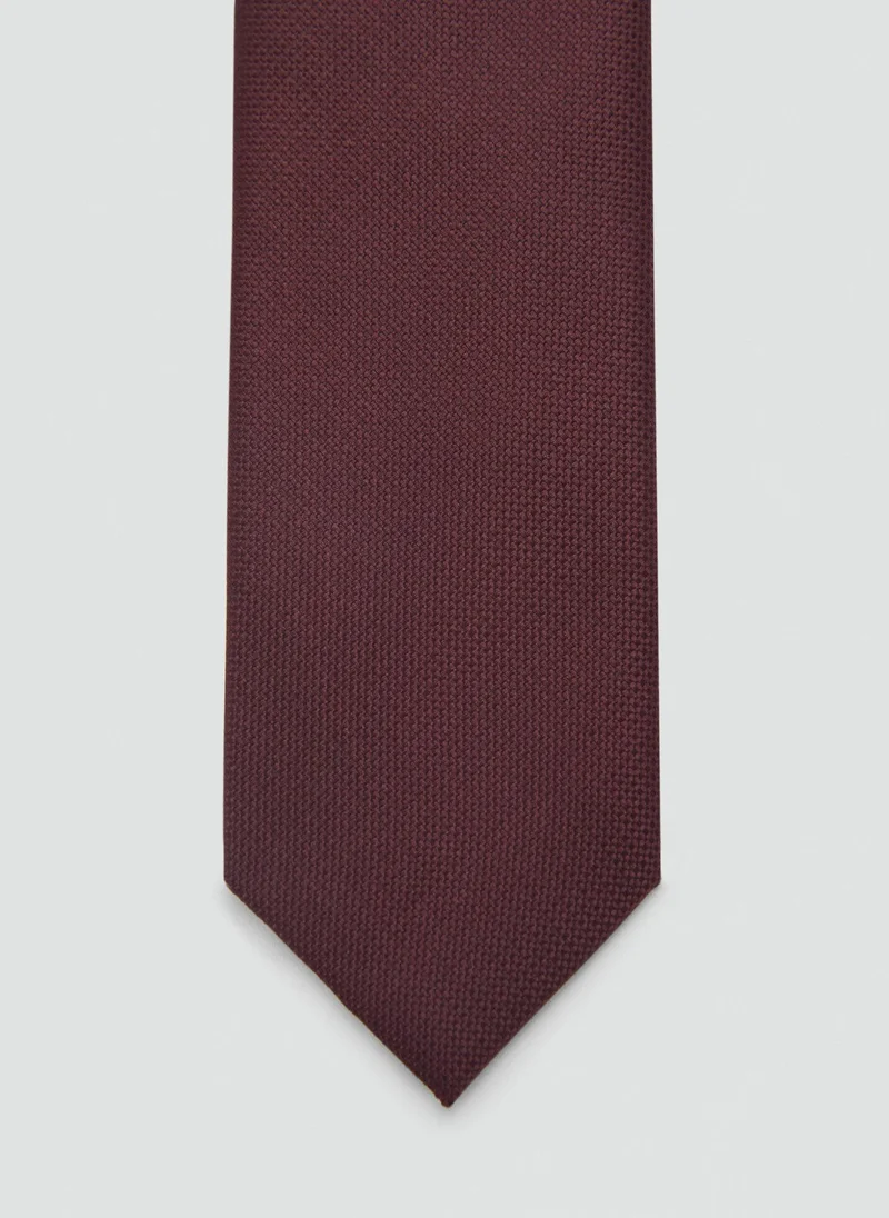 Mango Man Smooth Micro Structured Tie