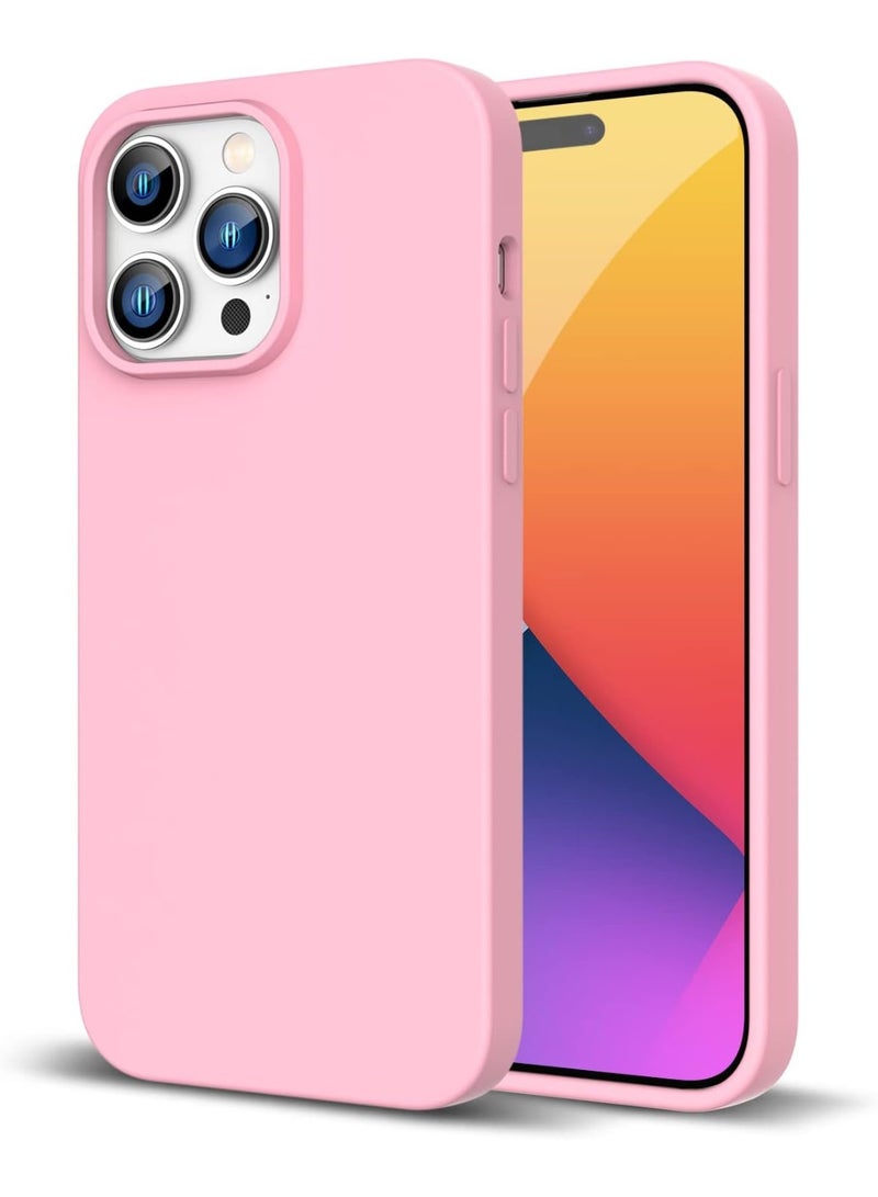 iPhone 14 Pro Max Case Cover Silky-Soft Touch Full-Body Protective Case with Microfiber Lining Cover For iPhone 14 Pro Max 6.7-inch - Image 1