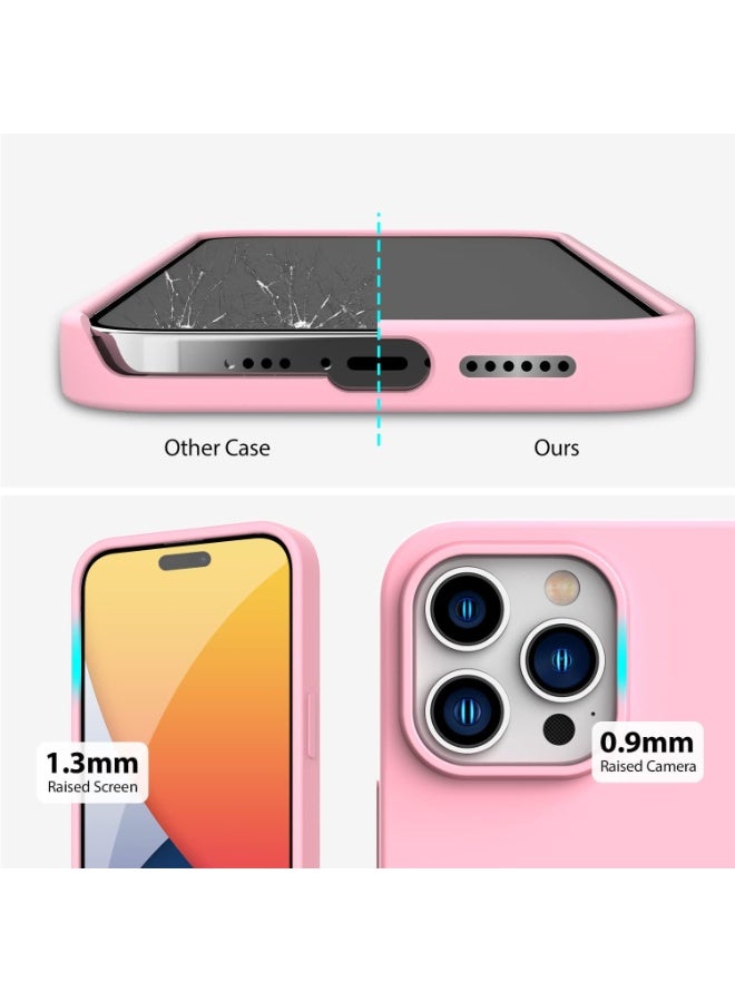 iPhone 14 Pro Max Case Cover Silky-Soft Touch Full-Body Protective Case with Microfiber Lining Cover For iPhone 14 Pro Max 6.7-inch - Image 2
