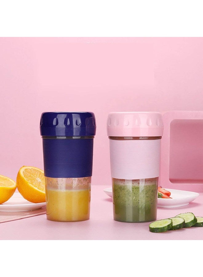 خلاط شخصي لاسلكي محمول - كوب لصنع العصائر والمشروبات، قابل لإعادة الشحن عبر منفذ USB، بطارية 1400 مللي أمبير، شحن مغناطيسي، عصارة سفر خالية من مادة BPA للعصائر والفواكه وأطعمة الأطفال - Image 5