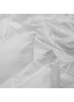 RISHAHOME 6-Piece King Size Duvet Cover Set With Stripes Includes 1xDuvet Cover, 1xFitted Sheet, 4xPillowcase with Zipper Closure  - Image 2