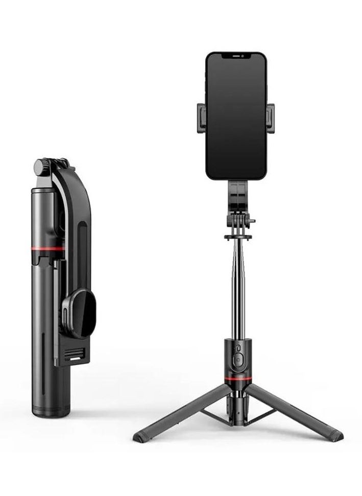 Extended Wireless Bluetooth Selfie Stick Tripod with Remote Shutter for Android - Foldable, Lightweight, Adjustable, Portable Selfie Stick for Photos and Videos, Compatible with All Android Phones