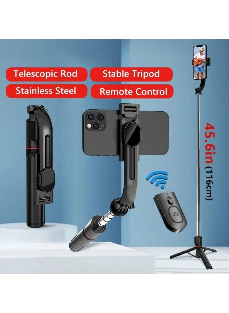 Extended Wireless Bluetooth Selfie Stick Tripod with Remote Shutter for Android - Foldable, Lightweight, Adjustable, Portable Selfie Stick for Photos and Videos, Compatible with All Android Phones