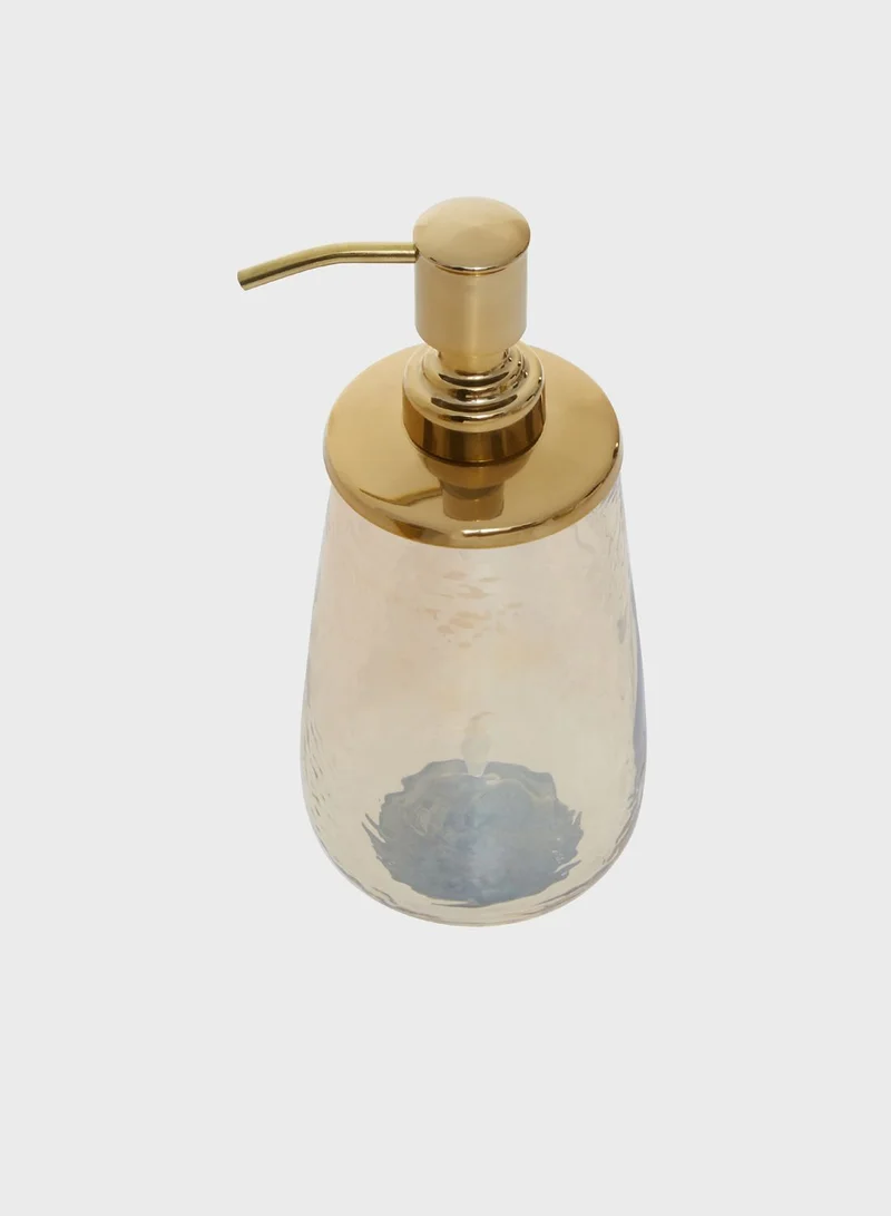 Premier Allegra Gold Glass Soap Dispenser