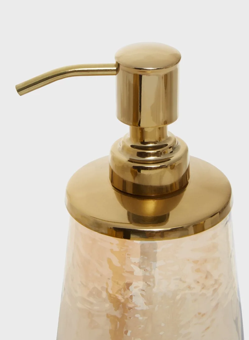 Premier Allegra Gold Glass Soap Dispenser