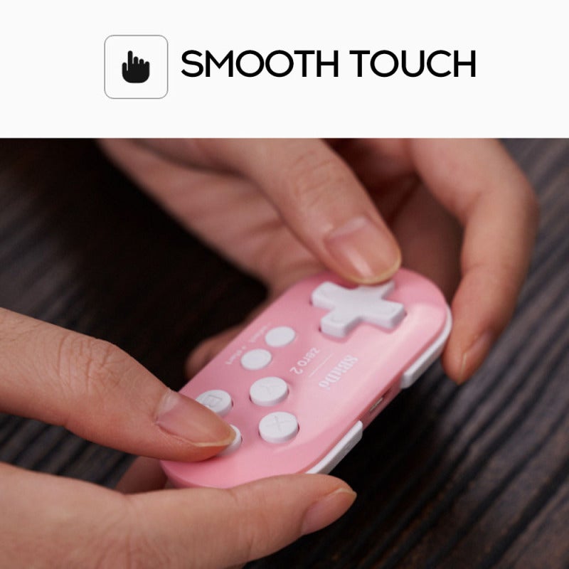 Pink Portable Bluetooth Gamepad: X-input D-input M-ac Switch Keyboard Modes - Wireless BT Connection For Switch Windows Android macOS Steam - Image 2