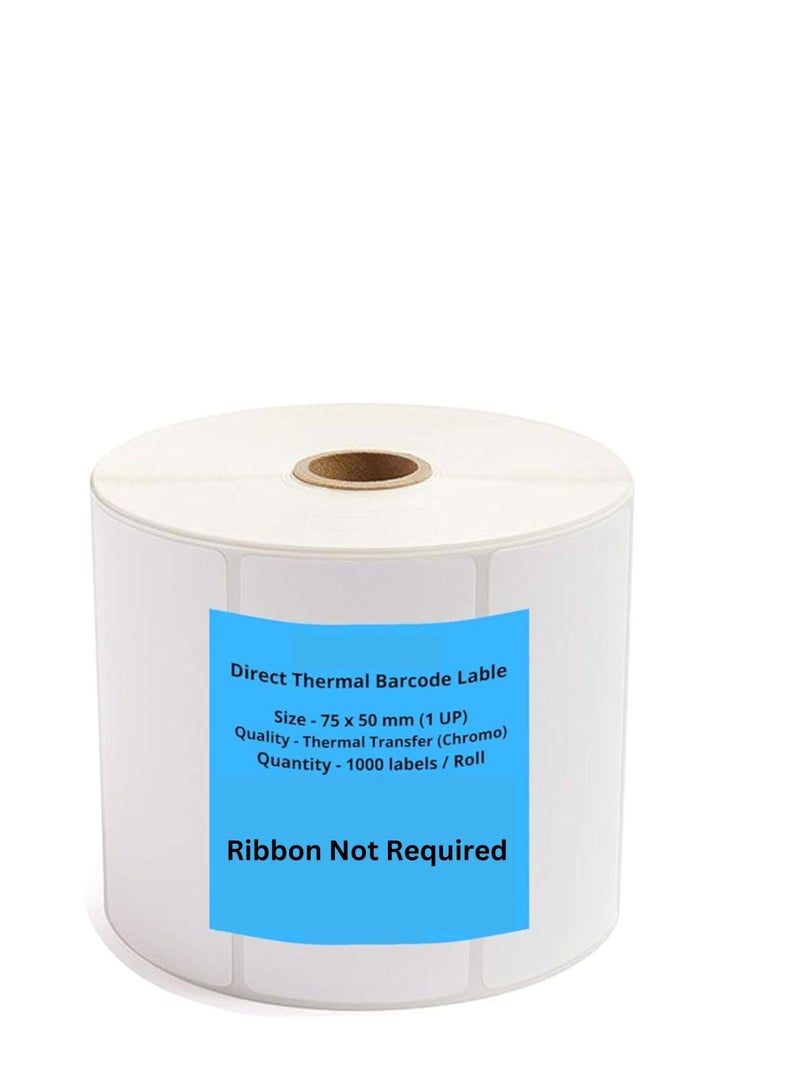 Terabyte label Thermal Transfer s 75 x 50 mm | Barcode - Thermal s - 3 Rolls; 3000 Pieces - Thermal , Address s (3 Rolls) - Image 1