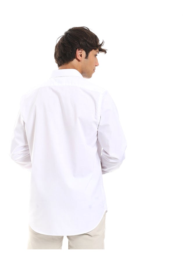 Andora - Regular Fit Solid Buttoned Shirt _white - Image 1