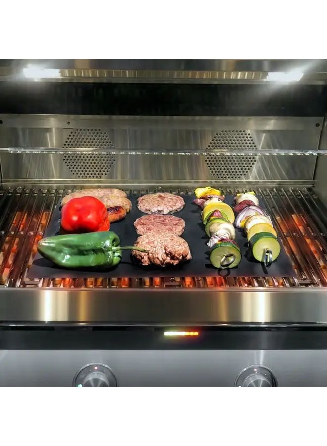 3Pcs Non Stick Oven Liners 33x40cm Teflon Mat For Pizza Baking Even Heat - Image 5