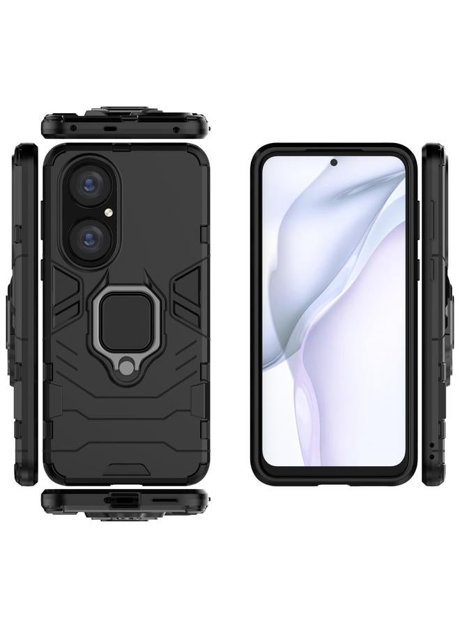 Zaboon Case For Huawei P50 PC + TPU Shockproof Protective Case with Magnetic Ring Holder - Image 5