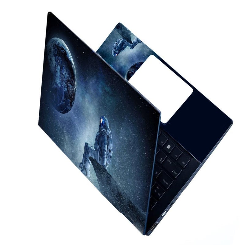 WALLTON - Full Body Cover Laptop Skin Stickers HD Quality Sticker for Laptops Upto 15.6" (Dustproof|Waterproof|Scratchproof|Reusable) - Multi-color-SK-13 - Image 1