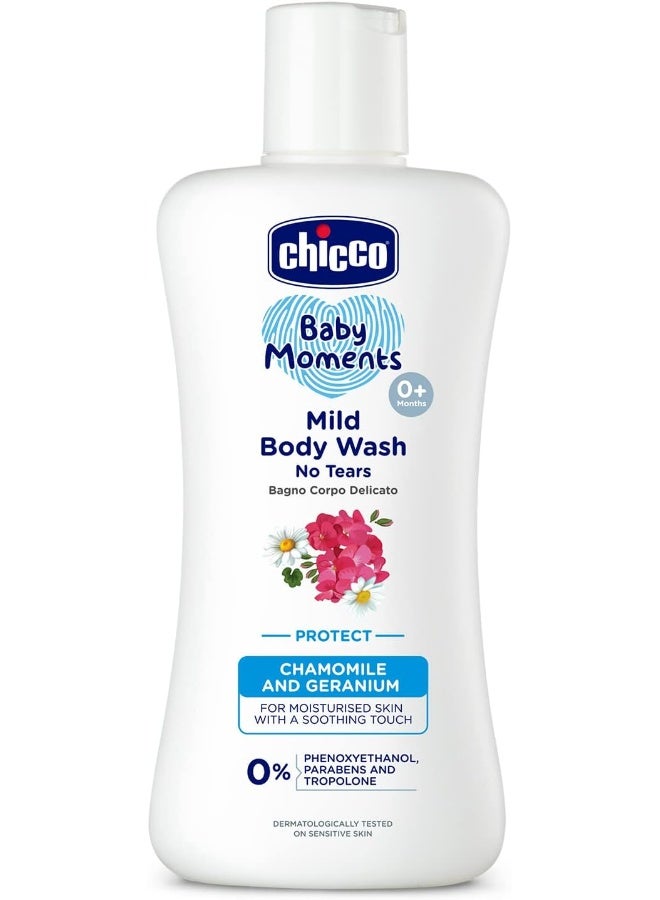 شيكو غسول الجسم اللطيف بيبي مومنتس من شيكو - حماية، 200 مل - Image 1