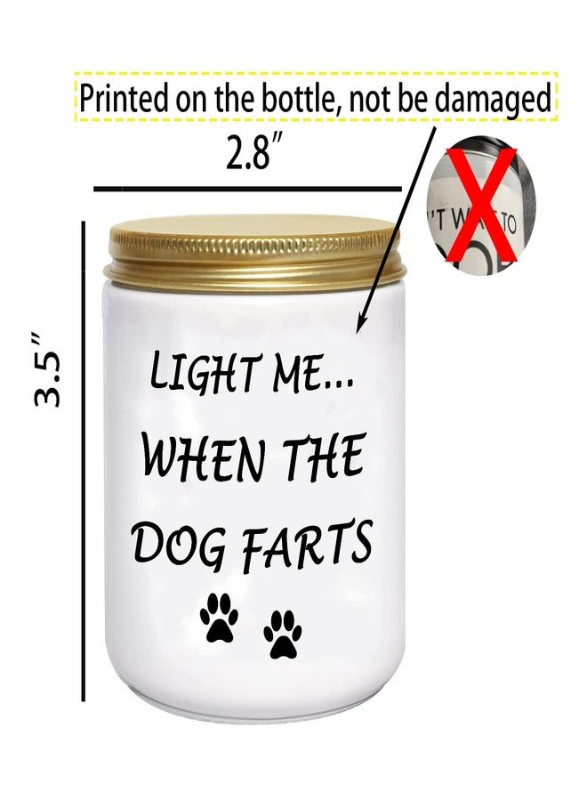 BFJLIFE Funny Gifts for Women Unique Dog Mom Dog Lovers Mothers Day Christmas Birthday Gifts for Sister Best Friend Her Girlfriend Wife Light Me When Farts Lavender Scented Soy Candles - Image 4