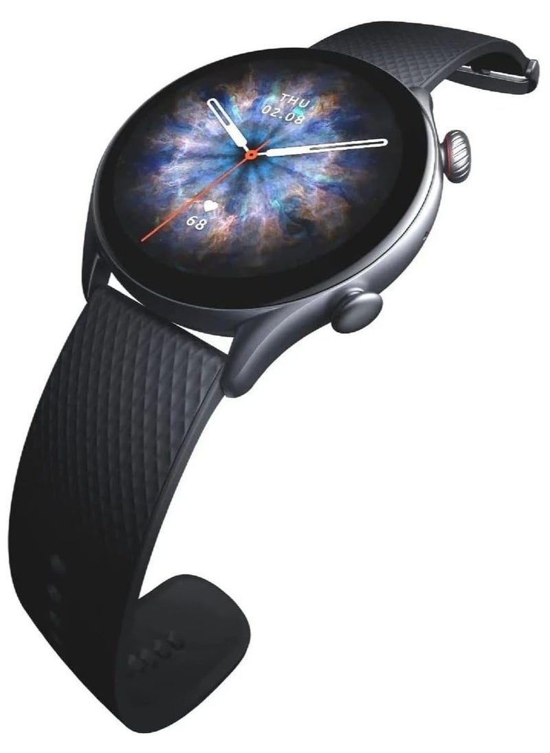 Amazfit GTR-3-PRO-Smart Watch  Latest version-INFINITE- (Smart Watch for Smart phones with Bluetooth Call Alexa GPS WiFi, Men's Fitness Tracker 150 Sports Modes, 1.45”AMOLED Display, Blood Oxygen Heart Rate Tracking)(Black)  - Image 3