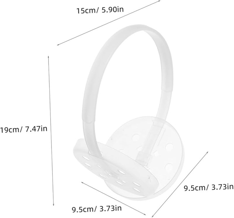 VALICLUD 4 قطع مجموعة هيكل واقي الأذن البلاستيكي القابل للتعديل طقم تجميع DIY حامل واقي الأذن - Image 3