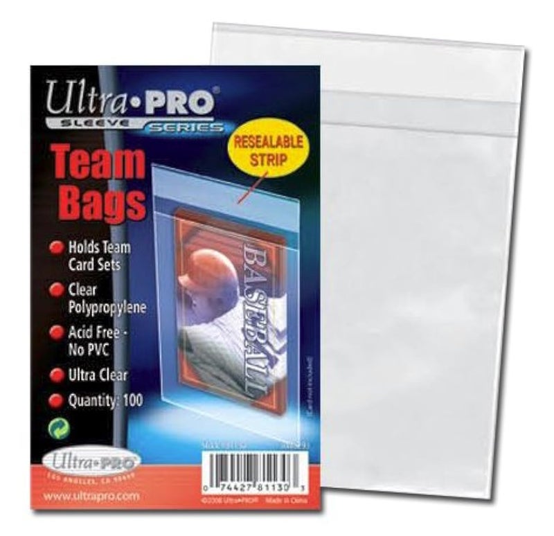 UltraPro 400 Ultra Pro Standard Team Bags 4 Packs of 100 New Team Set Lot Value Pack - Image 2