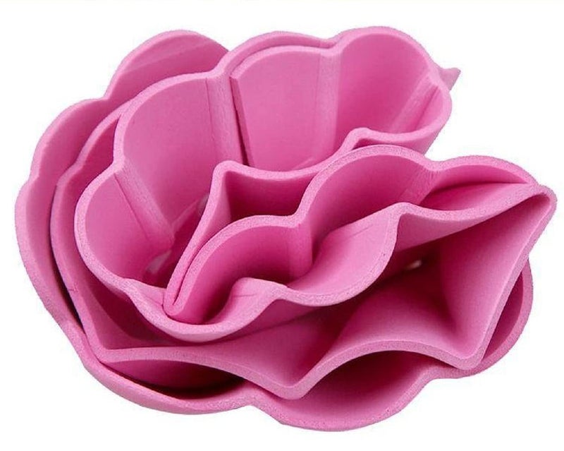 Shuiniba شامبو شوانيبا للأطفال لحماية الاستحمام قبعة استحمام ناعمة لحماية الشعر للأطفال (وردي) - Image 3