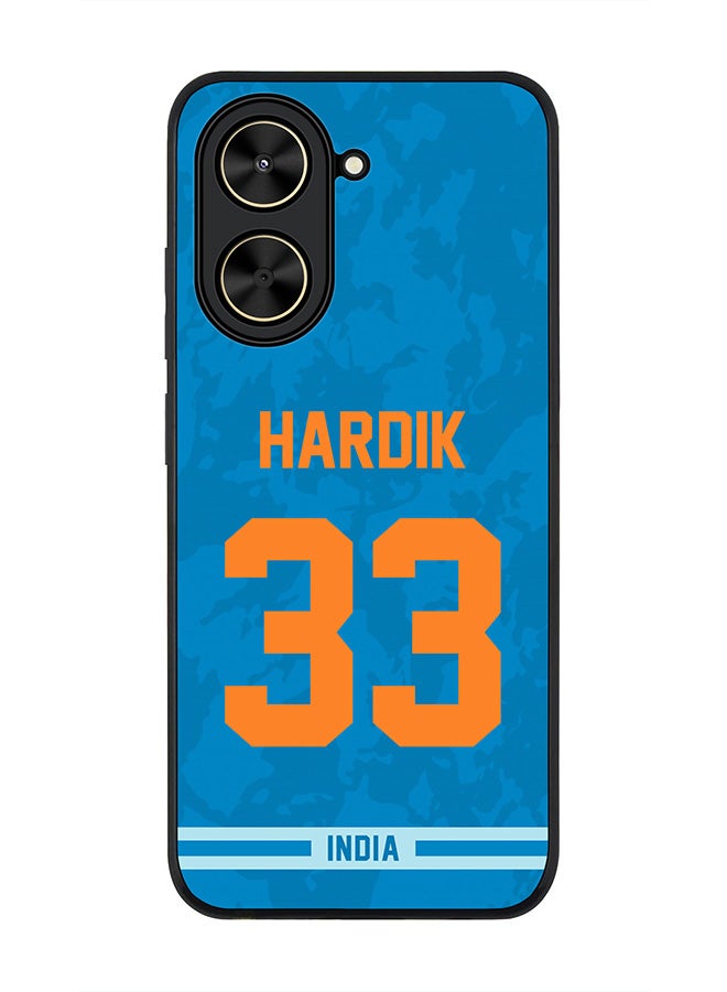 Stylizedd For Xiaomi Poco C71 / Redmi A5 4G Case,Slim fit Camera Protection, Shockproof Thin Phone cover  - India Hardik Pandya, Jersey No 33