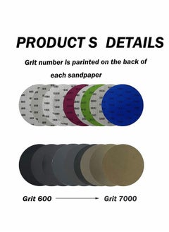 Generic 1000 Grit Wet Dry Sandpaper, 25 PCS 6 Inch Sanding Discs with Hook and Loop Back, Premium Silicon Carbide Abrasive Polishing Sandpaper Pads for Auto, Wood or Metal Polishing  - Image 5
