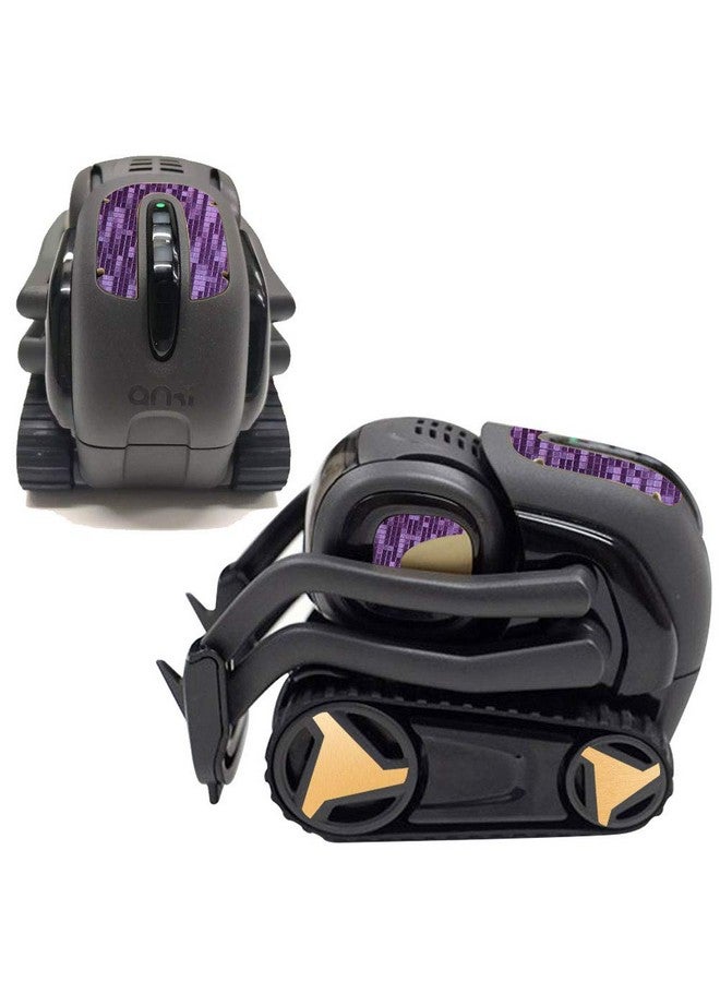 IPG For Vector Robot Face Screen Guard Decoration Kit Protector From Unexpected Attacks Of Kids And Pets.Include Wheels&Body Set 7 Units Decals+2 Units Screen Protector (Purple & Gold) - Image 3